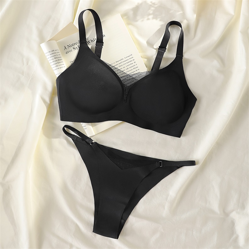 black sheer bra and panty sets