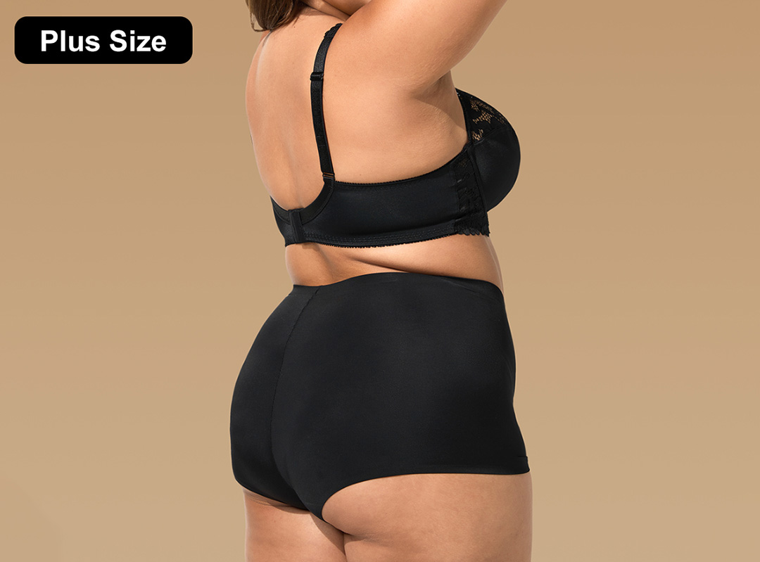Soft cup bra for full-figured women